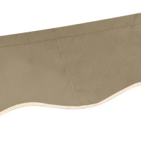 Outsunny Retractable Awning Fabric Replacement for 13' x 8' 840-151, Beige(m-9)