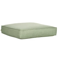 Outsunny Patio Chair Cushions, Thick Deep Seat Outdoor Seat Cushion with Back Cushion, Light Green(m-10)