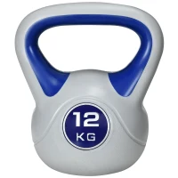 Soozier 26 lb Soft Kettlebell, Sand Filled Weight with Grip Handle, Solid Kettlebell Weight for Full Body Workout, Dark Blue(m-2)