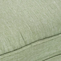 Outsunny Patio Chair Cushions, Thick Deep Seat Outdoor Seat Cushion with Back Cushion, Light Green(m-9)