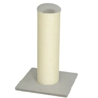 PawHut 30" Tall Cat Scratching Post, 7.9" Large Diameter Scratch Post with Natural Sisal Rope and Stable Base(m-2)