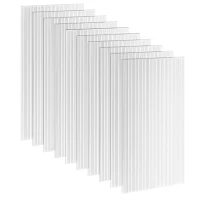 Outsunny Polycarbonate Greenhouse Panels UV Protected Twin-Wall Polycarbonate Sheet 47.2" x 23.6" 10 Pack Clear(m-11)