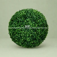 HOMCOM 2 Pack Artificial Tree Boxwood Topiary Balls, 15.7 Inch(m-3)