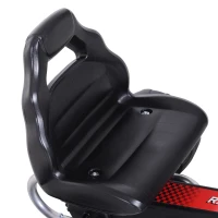 Aosom Kids Go Kart, 4 Wheeled Ride On Pedal Car, Racer for 3 years, for Boys and Girls, Outdoor - Red(m-9)