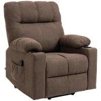 HOMCOM Lift Chair Recliners for Elderly with Footrest, Coffee(m-1)