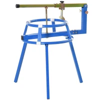 DURHAND Motorcycle Tire Changing Stand Durable Steel Machine with Adjustable Bead Popper and Leverage Handle for 16" - 24" Multi Size(m-11)