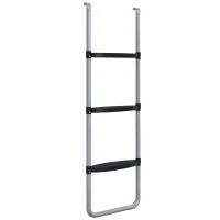 Soozier Trampoline Ladder Steel, 2/3 Steps Outdoor Trampoline Accessories, 43 Inch Length(m-9)