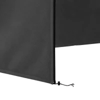 Outsunny 3-Seater Patio Swing Cover, Outdoor Garden Furniture Protection Hammock Glider Cover, Waterproof Dustproof Windproof, 85" x 61" x 59", Dark Grey(m-8)