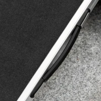 HOMCOM Wheelchair Ramp 2FT, Folding Aluminum Threshold Ramp with Non-Slip Surface, Transition Plates, 600lbs Weight Capacity, Handicap Ramp for Home, Doorways, Curbs, Steps(m-11)