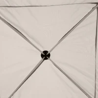 Outsunny 10' x 10' Pop Up Canopy Tent, Instant Party Tent with Breathable Mesh Sidewalls, Easy Height Adjustable, Carrying Bag for Backyard Garden Patio Camping(m-9)