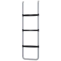 Soozier Trampoline Ladder Steel, 2/3 Steps Outdoor Trampoline Accessories, 43 Inch Length(m-2)