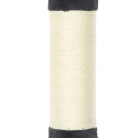 PawHut Floor-to-Ceiling Cat Tree 88.6"-100.4" Adjustable, 5-Level Cat Tower with Hammock, 3 Sisal Scratching Posts, Toy Ball(m-8)