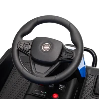 Qaba 24V Kids Ride On Car with Dual Motors, Remote, 4-Wheel Suspension, Soft Start, LED Lights, Music for 3-6 Years, Blue(m-11)