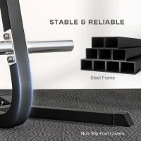 Soozier 2-Inch Weight Plate Rack with Barbell Bar Holders, Olympic Weight Tree, 660 lbs. Capacity, Black(m-5)
