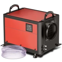 DURHAND 110 Pints Crawl Space Dehumidifier with Drain Hose, for Commercial, Industrial Dehumidifier for Basement, Warehouse(m-11)
