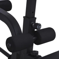 Soozier Adjustable Sit-Up Dumbbell Bench Multi-Functional Purpose Hyper Extension Bench With Adjustable Seat and Back Angle(m-9)
