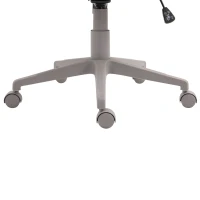 Vinsetto Mid Back Office Chair Computer Swivel Rolling Task Chair with Height Adjustable, Arm, Breathable Back, Grey(m-20)