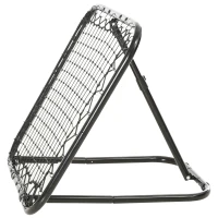 Soozier Soccer Rebounder Net, 3' x 3', Angle Adjustable Portable Training Goal Net with Quick Folding Design, Sturdy Metal Tube(m-11)