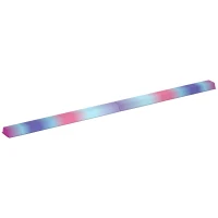 Soozier 7.7ft Folding Balance Beam, Gymnastics Equipment with Anti-Slip Bottom for Kids Home Training, Multicolour(m-2)