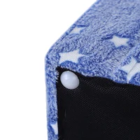 Qaba Kids Sofa with Glowing Star Design for 18-36 Months, Blue(m-7)