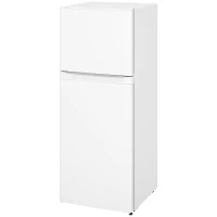 HOMCOM Small Fridge with Freezer, 4 Cu Ft Refrigerator with Reversible Doors, White(m-1)