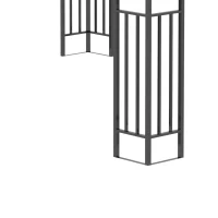 Outsunny 10' x 13' Outdoor Patio Gazebo with Double Vented Roof, Storage Shelves, Steel Frame for Lawn, Backyard and Deck, Gray(m-7)