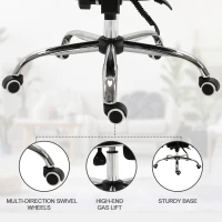 Vinsetto Ergonomic High Back Mesh Office Chair Swivel Reclining Computer Desk Chair with Retractable Footrest, Headrest, Padded Armrest(m-7)
