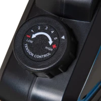 Soozier Under Desk Bike Pedal Exerciser Magnetic Mini Exercise Bike 5 Levels Adjustable Resistance Rehabilitation with LCD Display for Home/Office, Blue/Black(m-7)
