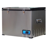 HOMCOM 12V/24V Portable Car Freezer Refrigerator Mini Fridge Cooler - 45 Liter(m-1)