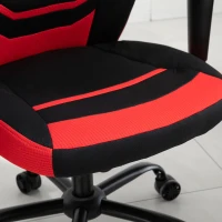 Vinsetto High Back Racing Style Gaming Office Chair Home Computer Task Chair with Armrest, Seat on Wheels, Tilt,  Red(m-20)
