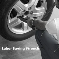 DURHAND Torque Multiplier Wrench Labor Saving Lug Nut Set  W/7 Cr-V Socket(m-5)