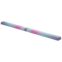 Soozier 7ft Folding Balance Beam, Gymnastics Equipment with Anti-Slip Bottom for Kids Home Training, Multicolour(m-9)