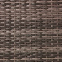 Outsunny 4 Piece Patio PE Rattan Wicker Sofa Set with Acacia Wood Coffee Table, 2 Comfort Single Chairs & 2 Person Couch(m-9)