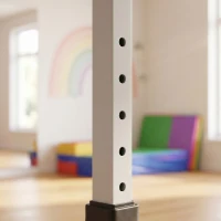 Soozier Gymnastics Bar for Kids, Adjustable Height Kip Bar for Home, Blue(m-8)