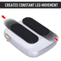 Soozier Seated Electric Leg Exerciser for Seniors Physiotherapy Equipment Machine while Sitting with Remote Control, Upgraded Machine for Blood Circulation(m-4)