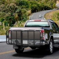 Aosom Folding Cargo Carrier with 500 lbs Capacity, 59‘’x19''x6'' Hitch Mount Luggage Basket Fits 2'' Receiver for Car SUV Traveling(m-10)
