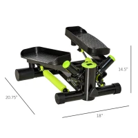 Soozier Mini Stepper for Exercise with Comfortable Shock Absorption, Mini Stair Stepper with Wide and Stable Base, Portable Home Workout Equipment, 220lbs Weight Capacity(m-4)