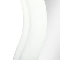 HOMCOM 64" x 24" Full Length Mirror, Floor Mirror Hanging or Wall Mount, with Arched Wavy Velvet Frame for Bedroom(m-12)