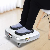 Soozier Seated Electric Leg Exerciser for Seniors Physiotherapy Equipment Machine while Sitting with Remote Control, Upgraded Machine for Blood Circulation(m-2)