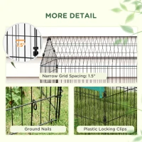 PawHut 87" Small Animal Playpen with with Roof for Rabbits, Chicken, Chinchillas for Indoor/Outdoor Use, Green(m-10)