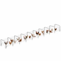 PawHut Extra Long Chicken Tunnel for Outside, 354" x 39" Galvanized Steel Chicken Run for 10-15 Chickens or Ducks(m-13)