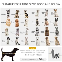 PawHut Pet Stroller Foldable Dog Cat Carriage with Adjustable Handlebar Rear Door EVA Wheel Brake Storage Bag Mesh Window Safety Leash Grey(m-4)