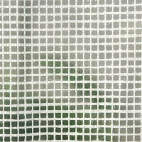 Outsunny 7' x 3' x 7' Outdoor Lean-to Walk-In Greenhouse w/ Roll-up Mesh Windows, Zipper Door and 3-Tier Shelves, White(m-10)