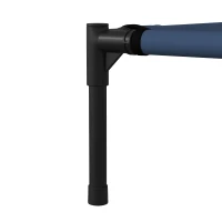 PawHut 48" X 36" X 9" Elevated Pet Bed with Carrying Bag, Dark Blue(m-9)