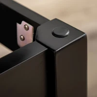 HOMCOM Classic Piano Bench Stool, PU Leather Padded Keyboard Seat with Rubber Wood Legs and Music Storage Compartment, Smooth Seat, Black(m-10)