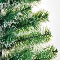 HOMCOM 5FT Indoor Christmas Tree Artificial Decoration Xmas Gift with Metal Stand 416 Tips(m-9)