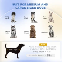 PawHut 38" Dog Sofa for Dogs Up to 55 lbs, Gray(m-4)