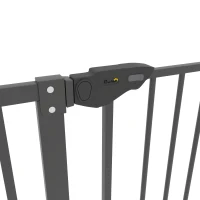 PawHut 41" Easy Open Indoor Dog Gates for Doorways, House, Stair - Black(m-9)