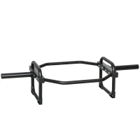 Soozier Trap Bar, Olympic Deadlifting Bar, 2" Hex Barbell Bar for Deadlifts and Shrugs, 660 lbs Capacity, Black(m-13)