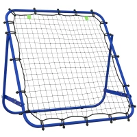 Soozier Volleyball Rebounder Net, Adjustable Soccer Rebounder, Baseball Volleyball Training Equipment Aid, Blue(m-9)